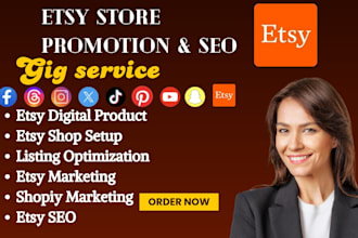 promote your etsy store and optimize etsy SEO for sales