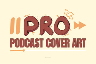 design custom illustrated podcast cover art