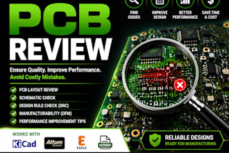 review your pcb design and improve your circuit layout