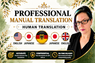 manually translate english to japanese and japanese to english