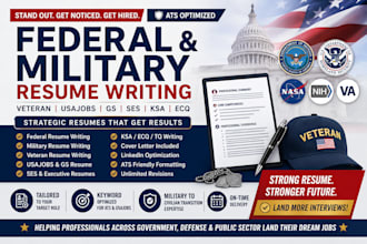 write a federal resume, military to civilian resume, usajobs resume and ecq