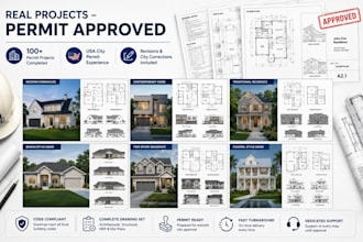 draw architect site plan floor plan blueprint 2d floor plan for city permit