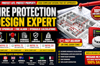 design fire protection sprinkler alarm hydraulic calculations nfpa 13 nfpa 72