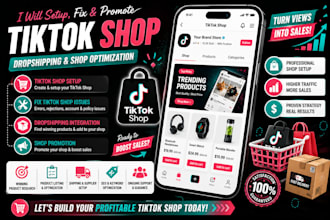 fix tiktok shop setup tik tok shop dropshipping and promote tiktok shop