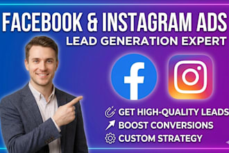 setup and manage facebook ads and instagram ads for lead generation