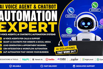 build ai voice agents for calls, lead generation, booking, twilio, automation,