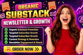 do organic substack promotion substack subscribers substack newsletter