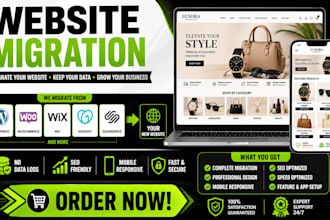 migrate woocommerce to shopify to wordpress clone website godaddy to wordpress