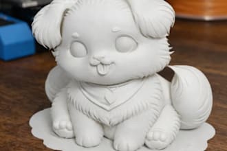 create custom 3d printed figurines, pet models, and miniatures