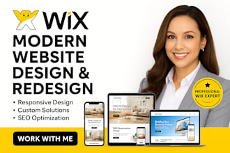 build wix website, wix website design or redesign wix business website expert