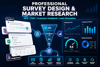 create typeform survey funnel, lead generation quiz and customer feedback system