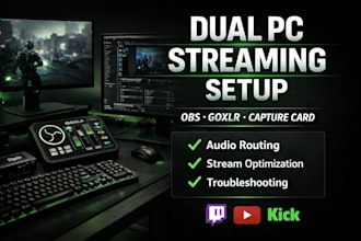 setup your dual PC streaming system with obs and goxlr
