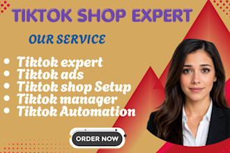 setup optimize tiktok shop, tiktok growth for dropshiping