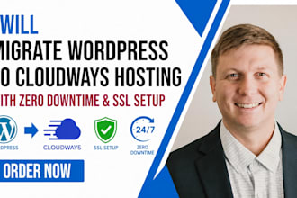 migrate wordpress to cloudways hosting with zero downtime and SSL setup