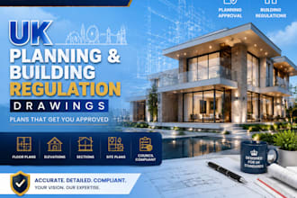 deliver ukcompliant plans for planning and building approval