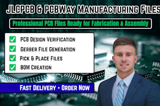 prepare pcb files for jlcpcb and pcbway manufacturing