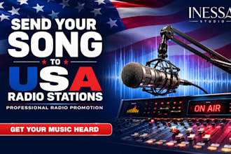 send your song to USA radio stations for airplay