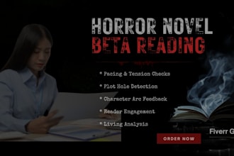 horror novel beta read