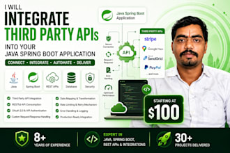 integrate third party apis with java spring boot