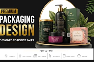 create premium packaging and label design