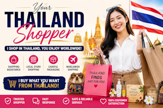 provide product sourcing and export assistance from thailand