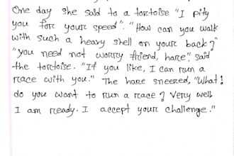 write neat handwritten letters and notes