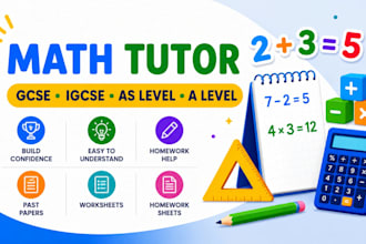 be your online gcse igcse cambridge  a level and as level math tutor