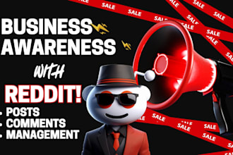 mention brand website, company article product with organic reddit post comment
