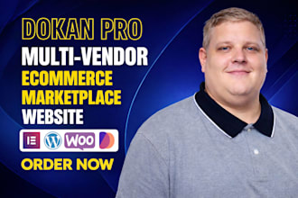 build wordpress multi vendor ecommerce website by dokan pro marketplace website