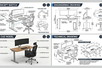 design ergonomic working station furniture, for office, medical, standing desk