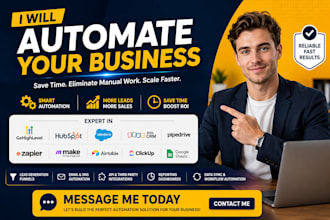 build powerful gohighlevel ghl, hubspot, zapier, make automation and API