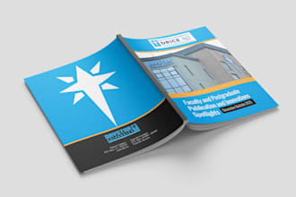 design brochure, company profile, trifold, business proposal