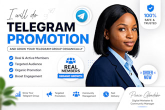 do organic telegram promotion telegram ad telegram marketing grow telegram group