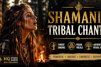 record authentic shamanic chant, tribal chant, throat singing and pagan vocals