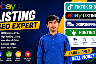 do provide expert ebay listing and SEO services