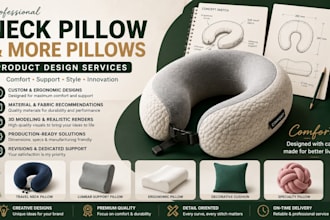 design custom neck pillows and ergonomic pillow products