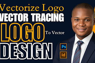 vectorize logo, vector tracing, redraw, convert image to vector raster to vector