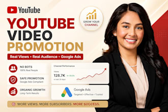 promote youtube videos organically through google ads