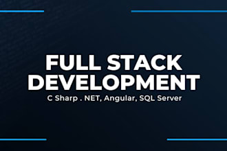 build or fix your c sharp net angular or sql server application