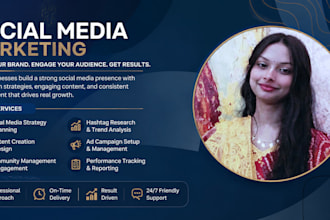 be your social media expert and manager and digital marketer