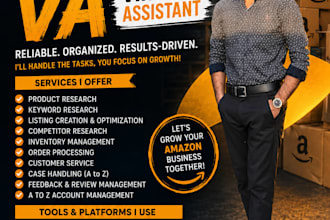 be your amazon fba,fbm expert VA for business growth