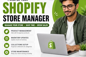 manage your shopify store professionally