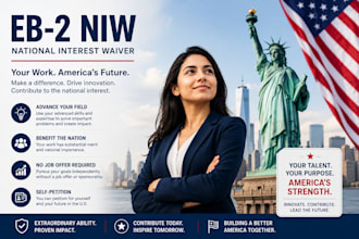 write eb2 niw petition letter, immigration letter, and expert opinion
