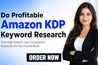do profitable amazon kdp keyword research for your kindle book