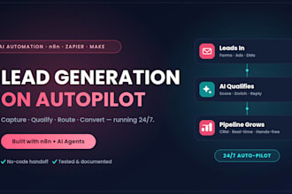 create n8n ai automation workflow for lead generation