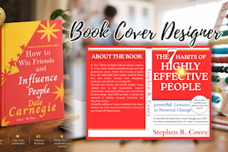 craft kindle paperback cover, fix rejected cover, hardcover, book cover designer
