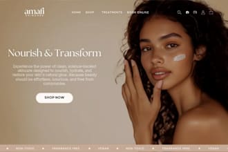 build squarespace med spa website beauty website salon website spa website