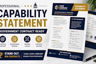 design professional capability statement in 2hrs