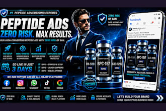 make peptide website peptide marketing website peptide facebook ads peptide ads