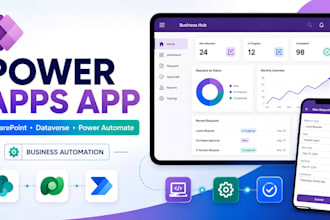 build a power apps app with power automate workflows